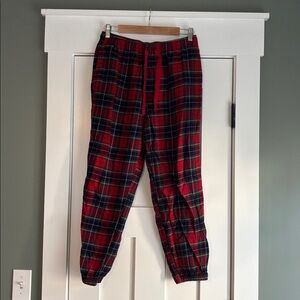 Plaid Red Pajama Pants